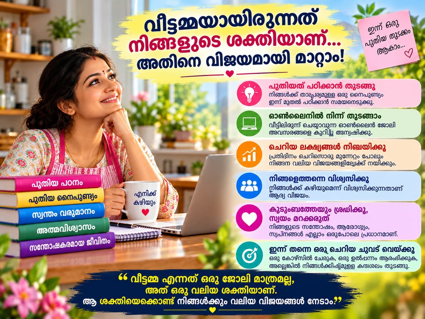 പ്രചോദന വാക്കുകൾ