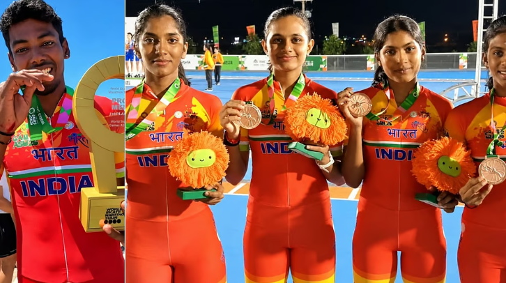உலக ஸ்கேட்டிங் போட்டி: பதக்கம் வென்ற தமிழக வீரர், வீராங்கனைகளுக்கு முதல்வர் விஜய் வாழ்த்து