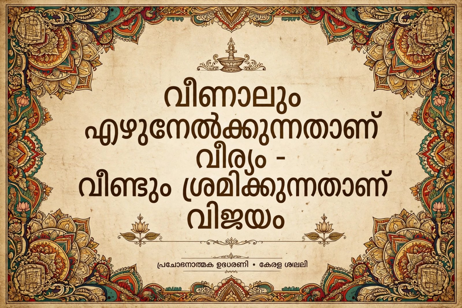 പ്രചോദന വാക്കുകൾ