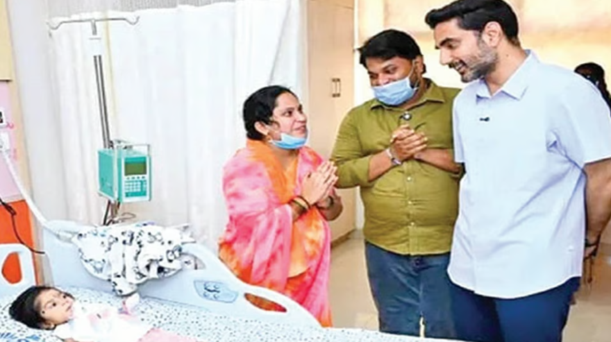 அரிய நோய் பாதித்த சிறுமியின் மருந்துக்கு ஆந்திர அமைச்சர் லோகேஷ் ரூ.6 கோடி நிதியுதவி