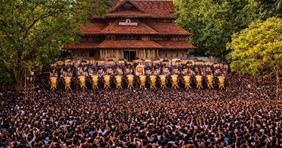 തൃശൂർ പൂരത്തിന് വർണാഭമായ കൊടിയിറക്കം; ഉപചാരം ചൊല്ലൽ ഇന്ന്