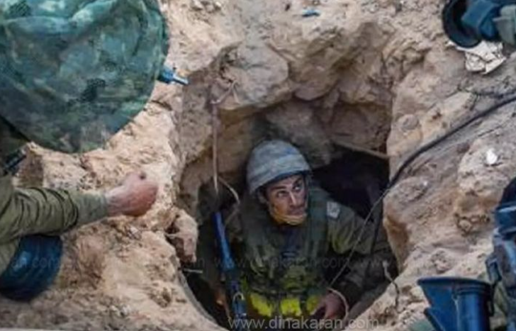 காசாவில் ஹமாஸ் அமைப்பினரால் பயன்படுத்தப்பட்டு வந்த 14 கி.மீ நீளமுள்ள சுரங்கப்பாதை தகர்ப்பு!