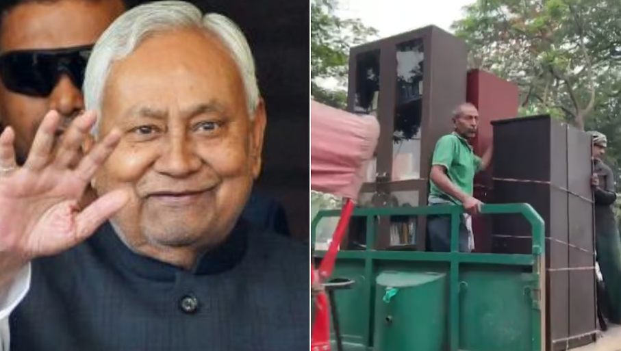 20 ஆண்டுகளாக வசித்து வந்த அரசு வீட்டை காலி செய்தார் நிதிஷ்