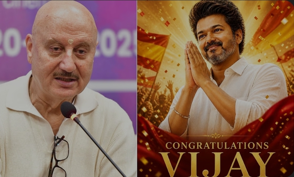 விஜய்யின் வெற்றி தற்செயலாக அமையவில்லை: அனுபம் கெர் புகழாரம்