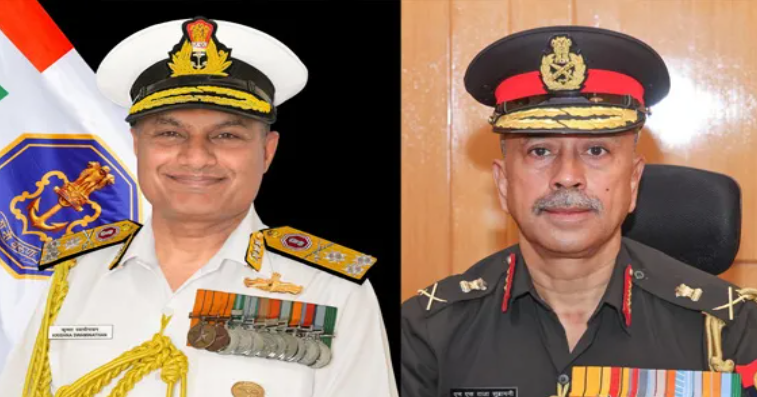 രാജ സുബ്രഹ്‌മണി സംയുക്ത സൈനിക മേധാവി; കൃഷ്ണ സ്വാമിനാഥന്‍ നാവികസേനാ മേധാവിയാകും