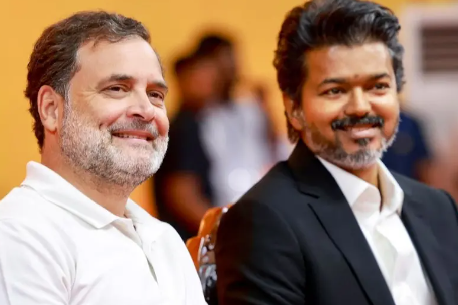 വിജയ്ക്കൊപ്പമുള്ള രാഹുലിന്റെ റീലും ചിത്രവും ഇൻസ്റ്റഗ്രാം നീക്കംചെയ്തു;പിന്നിൽ കേന്ദ്രമെന്ന് കോൺഗ്രസ്