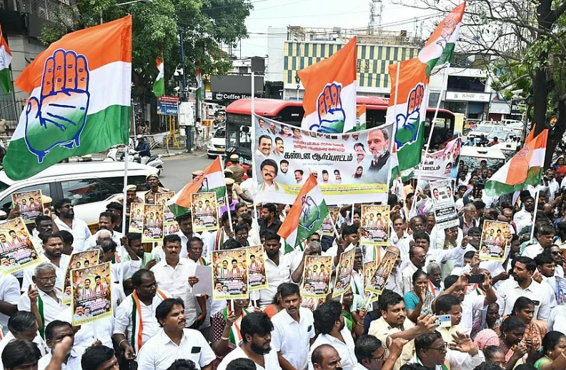 சிபிஐ இயக்குநர் பதவி நீட்டிப்பு, நீட் வினாத்தாள் கசிவைக் கண்டித்து தமிழகம் முழுவதும் காங்கிரஸ் இன்று ஆர்ப்பாட்டம்