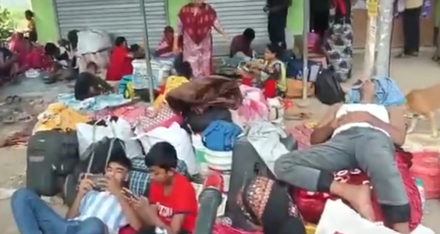 மேற்கு வங்கத்தில் இருந்து தாய்நாட்டுக்கு திரும்ப எல்லையில் குவியும் சட்டவிரோத வங்கதேச மக்கள்
