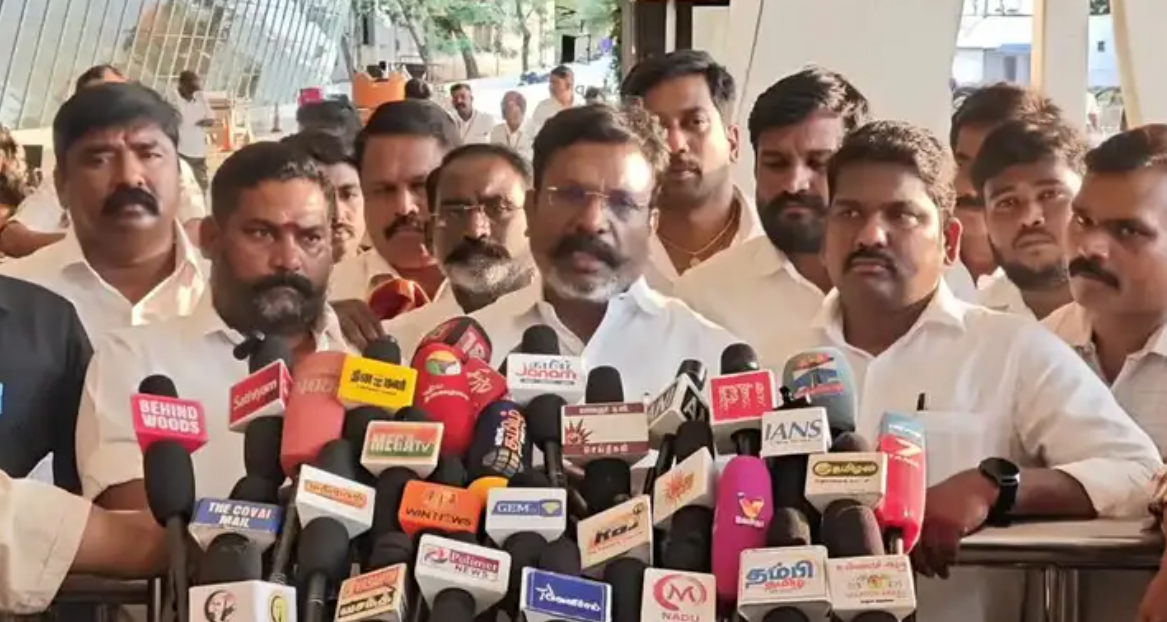 ஆட்சியை கவிழ்க்க விடமாட்டோம்... ஆனால் தவெக-வும் இதற்கு இடம் கொடுக்க கூடாது..! - திருமாவளவன் ஓபன் டாக்!