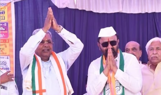'ಕನ್ನಡ ರಾಮಯ್ಯ' ಎ೦ಬ ಮಾರ್ದನಿಯಲ್ಲಿ ಸಿದ್ದರಾಮಯ್ಯ ಮುಂದಾಳತ್ವ: ಸಂತೋಷ್ ಲಾಡ್