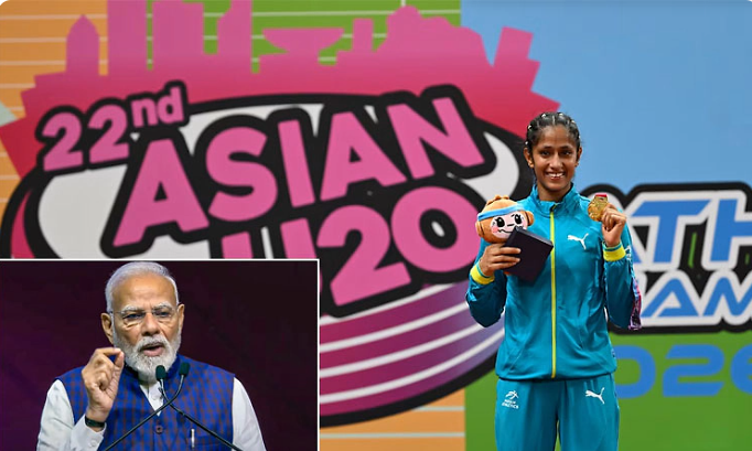 Asian U20 Athletics:19 ಪದಕ ಗೆದ್ದು ಇತಿಹಾಸ ಬರೆದ ಭಾರತ; ಕ್ರೀಡಾಪಟುಗಳಿಗೆ ಮೋದಿ ಅಭಿನಂದನೆ