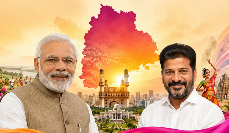 ತೆಲಂಗಾಣ ಸಂಸ್ಥಾಪನಾ ದಿನ: ರಾಜ್ಯದ ಜನರಿಗೆ ಪ್ರಧಾನಿ ಮೋದಿ, ಸಿಎಂ ರೆಡ್ಡಿ ಶುಭಾಶಯ