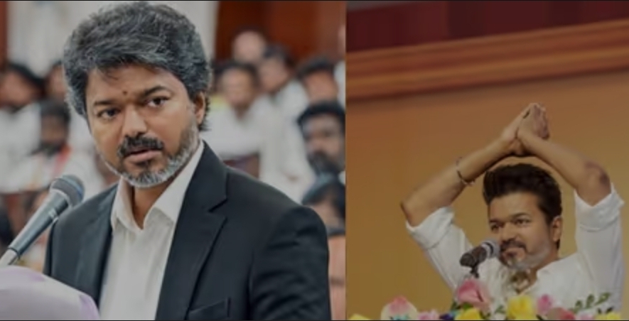 വസ്ത്രമല്ല, രാഷ്ട്രീയം'; കറുപ്പും വെളുപ്പും സ്യൂട്ടിന്റെ രഹസ്യം പരസ്യമാക്കി വിജയ്!