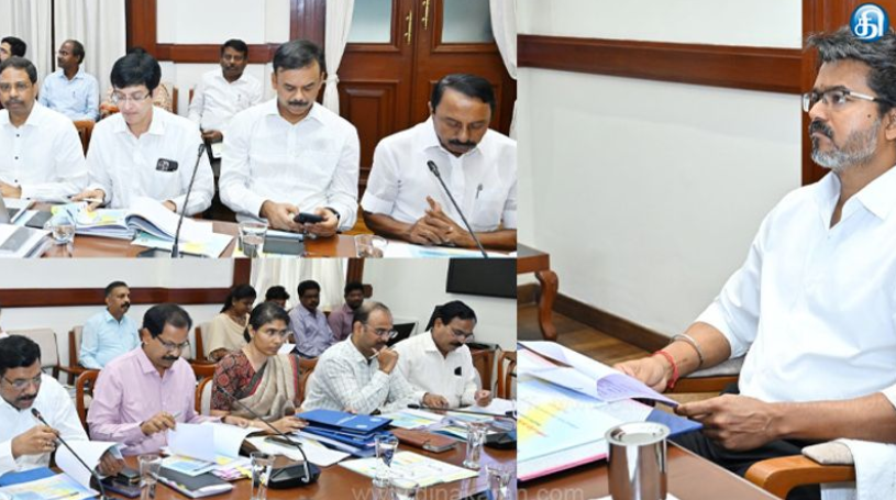 பருவமழையை எதிர்கொள்ள அனைத்து துறையினரும் தயார் நிலையில் இருக்க வேண்டும்: முதல்வர் விஜய் உத்தரவு