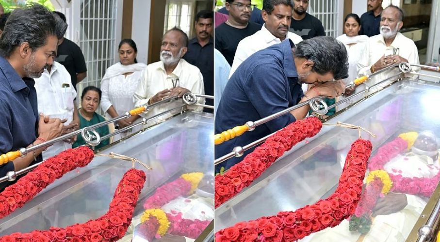 இயக்குநர் பாரதிராஜா உடலுக்கு அரசு மரியாதை: அஞ்சலிக்கு பின் முதல்வர் விஜய் அறிவிப்பு