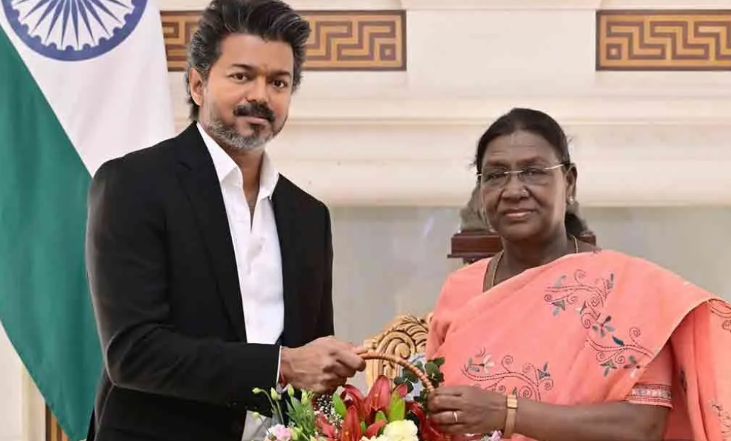குடியரசுத் தலைவர் திரௌபதி முர்முவுடன் முதல்வர் விஜய் சந்திப்பு!