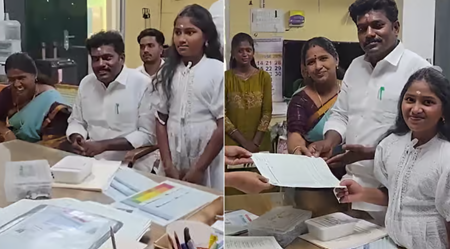 அரசுப் பள்ளியில் மகளை சேர்த்த மானாமதுரை தவெக எம்எல்ஏவுக்கு குவியும் வாழ்த்து!