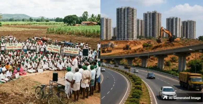 ബെംഗളൂരുവിന്റെ മുഖം മാറ്റുന്ന ബിദാദി ടൗൺഷിപ്പ്; ഭൂമി ഏറ്റെടുക്കലിൽ കർഷകർ രണ്ട് തട്ടിൽ, എതിർപ്പ് കൂടുന്നു