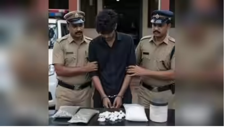 ലഹരി വിരുദ്ധ സംഘടനയുടെ സംസ്ഥാന പ്രസിഡന്റായ ഷർഫിൻ സെബാസ്റ്റ്യനെ എംഡിഎംഎയുമായി പൊലീസ് അറസ്റ്റ് ചെയ്തു