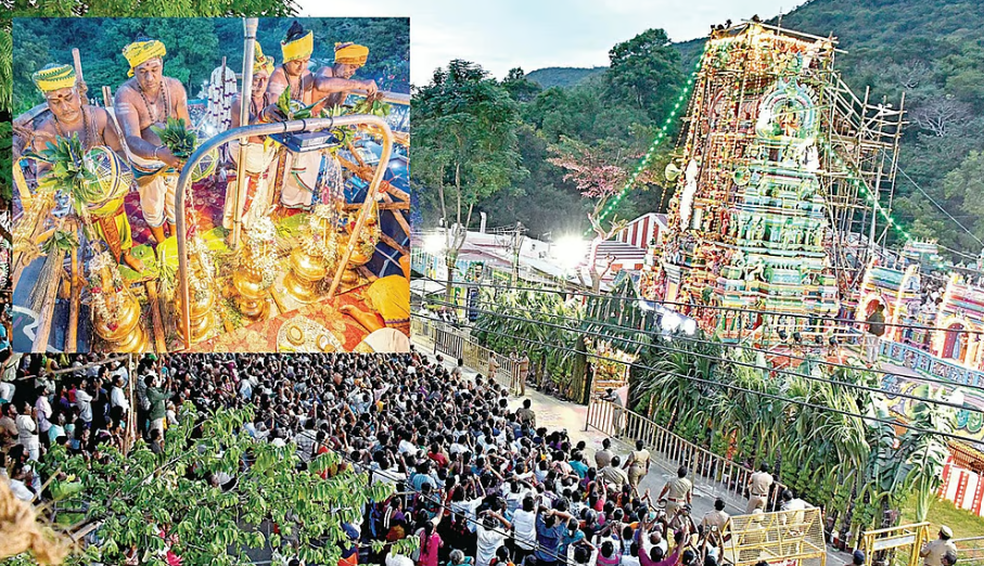 சோலைமலை முருகன் கோயிலில் கும்பாபிஷேகம்: ஆறாம் படை வீட்டில் கோலாகலம்