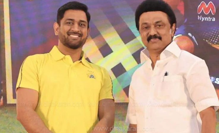 எம்.எஸ்.தோனிக்கு திமுக தலைவர் மு.க.ஸ்டாலின் பிறந்தநாள் வாழ்த்து!