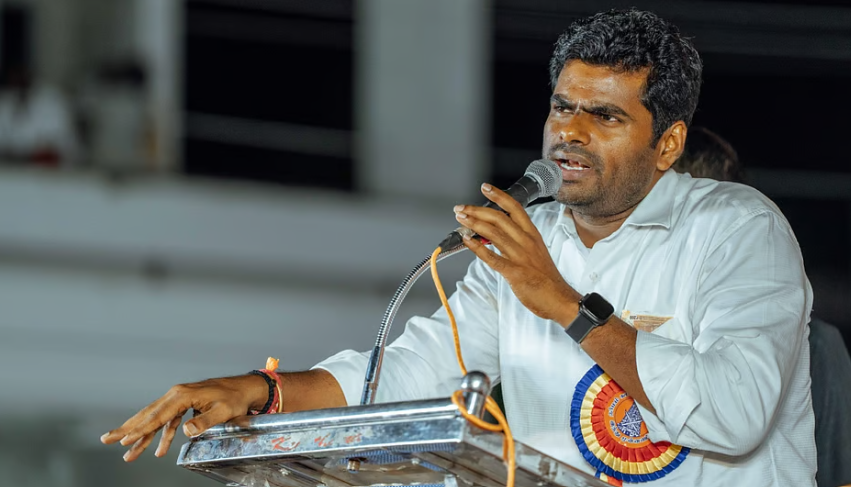 கரூர் கோயில் நிலங்கள் விவகாரம்: தமிழக அரசுக்கு அண்ணாமலை ஆதரவு