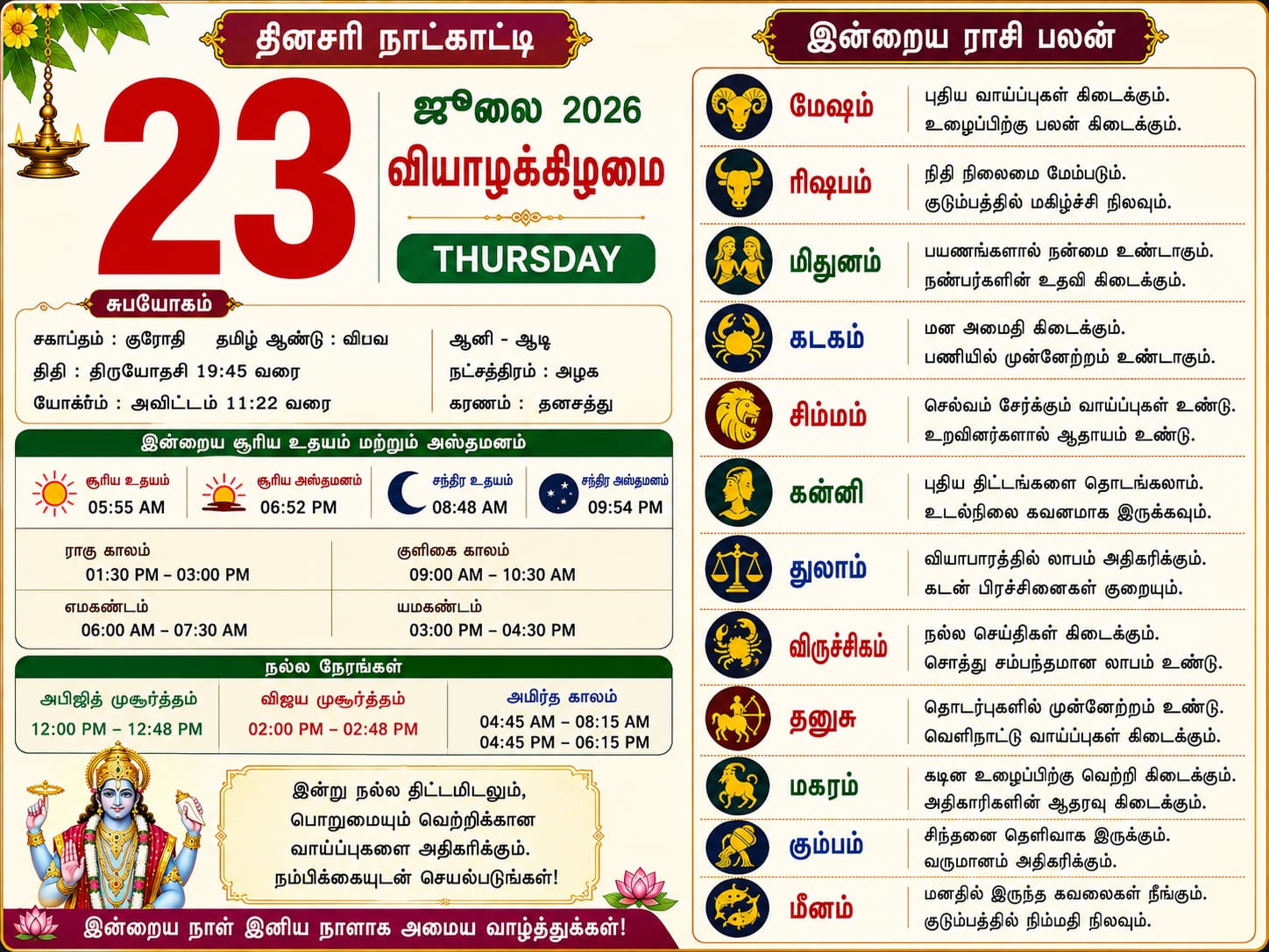 தினசரி நாட்காட்டி
