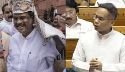 'പാകിസ്ഥാനിൽ പോയി യുദ്ധം ജയിച്ചതുപോലെ ധർമേന്ദ്ര പ്രധാനെ സ്വീകരിച്ചു’; ബിജെപിക്കെതിരെ കോൺ​ഗ്രസ് എംപി ഗൗരവ് ഗൊഗോയ്