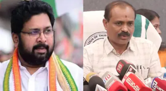 'ഇതൊന്നും വായിക്കാതെയാണോ വന്നത്? സുഗതന്റെ അവധിയിൽ ശബരിനാഥനോട് മേയർ വി വി രാജേഷ്