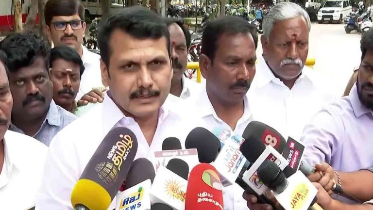கொந்தளித்துப் பேசிய செந்தில் பாலாஜி