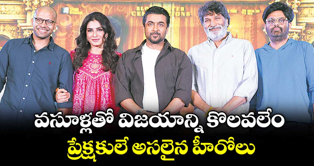 వసూళ్లతో విజయాన్ని కొలవలేం..ప్రేక్షకులే అసలైన హీరోలు