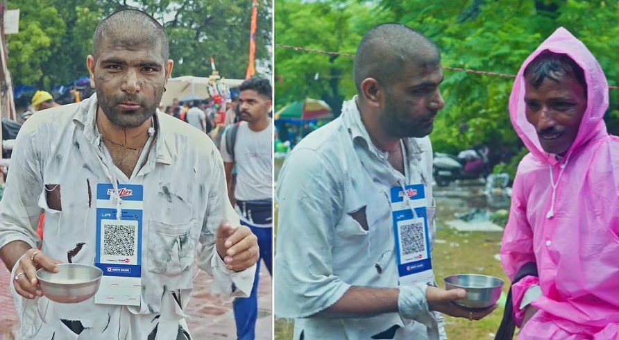 8 மணி நேர யாசகத்தில் ரூ.4,000 ‘வசூல்’ - யூடியூபர் வீடியோ வைரல்