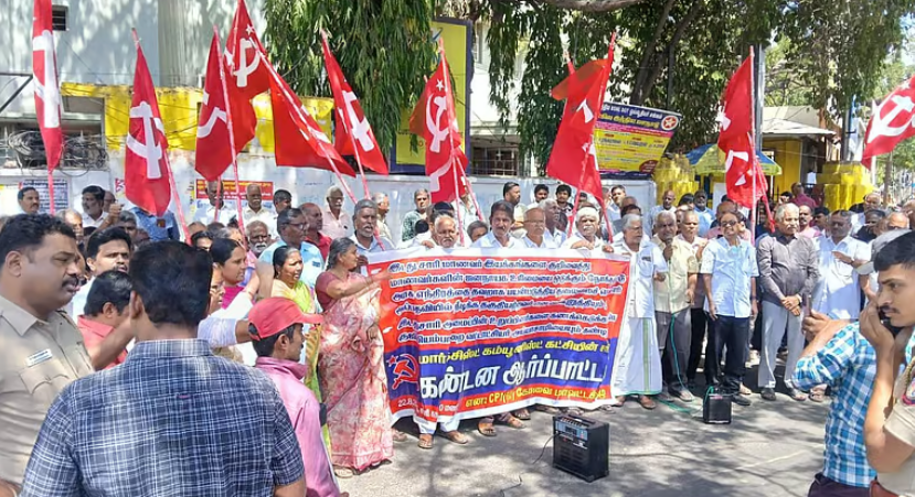 இந்தியாவிலேயே எங்கும் 'இது' நடந்திருக்காது; தலைமைச் செயலாளர் பதவி விலக வேண்டும்' - பெ.சண்முகம்